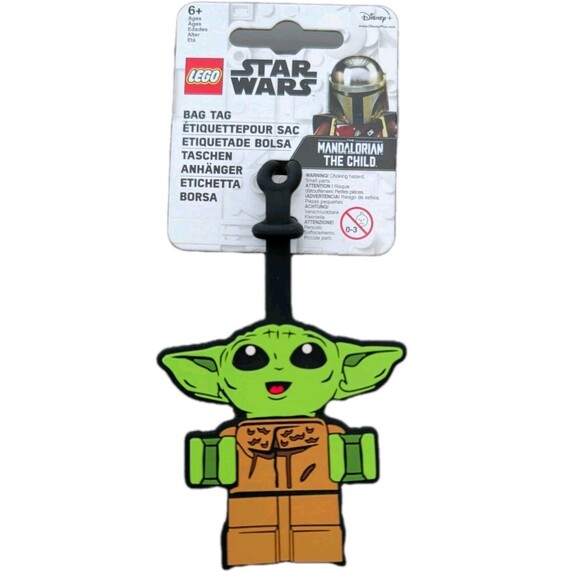 Lego Other - LEGO Star Wars Grogu Baby Yoda Silicone Bag Tag #52961 Mandalorian New With Tag